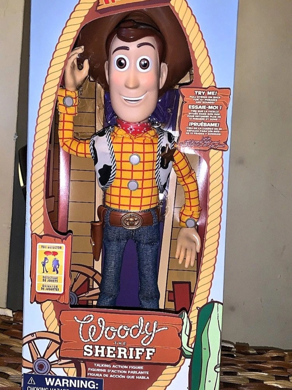 Disney Pixar Woody Sheriff Talking Action Figure Talking Action Figure Like New